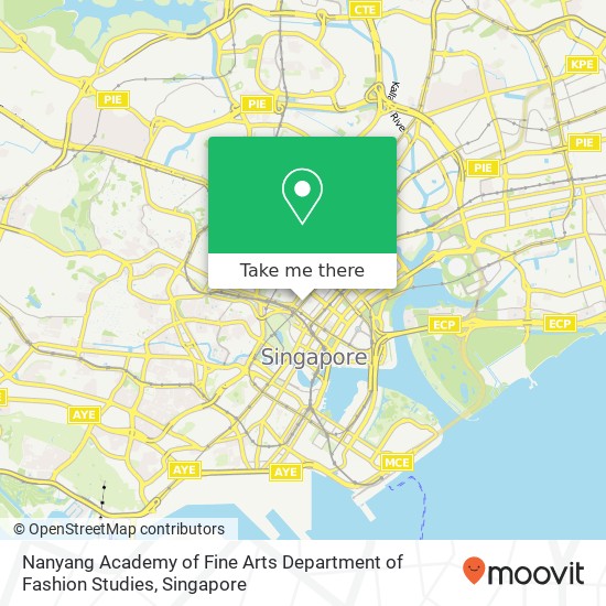 Nanyang Academy of Fine Arts Department of Fashion Studies map