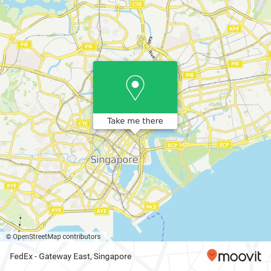 FedEx - Gateway East map