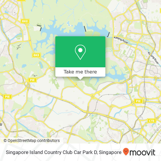 Singapore Island Country Club Car Park D地图