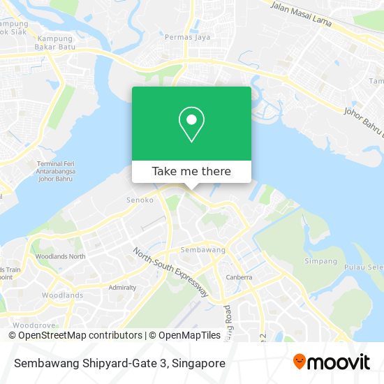 Sembawang Shipyard-Gate 3 map