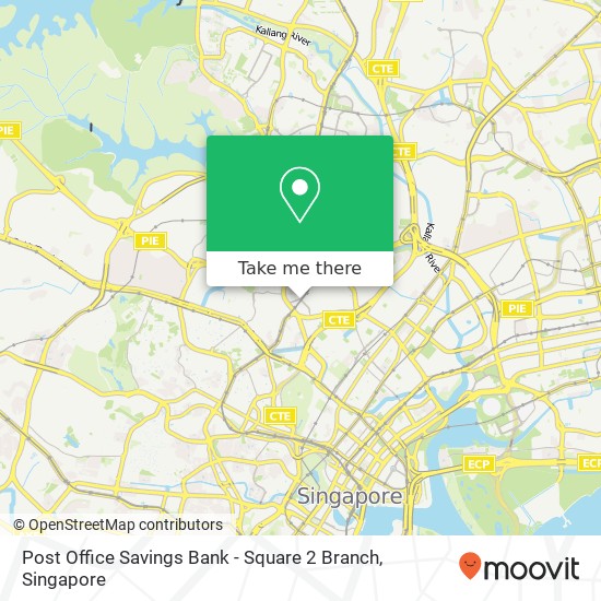 Post Office Savings Bank - Square 2 Branch map