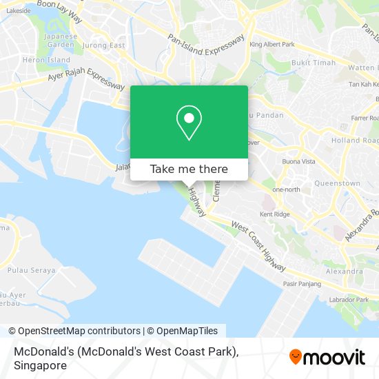 McDonald's (McDonald's West Coast Park) map