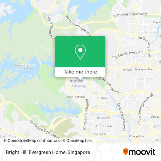 Bright Hill Evergreen Home map