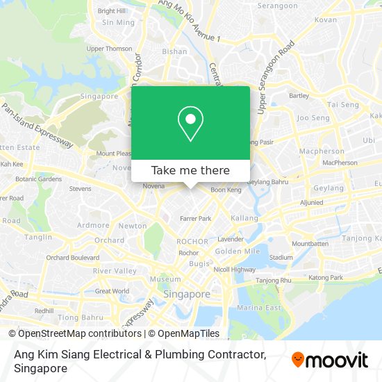 Ang Kim Siang Electrical & Plumbing Contractor map