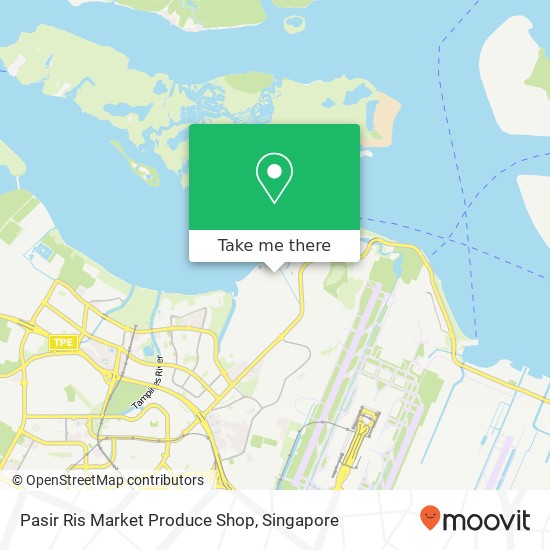 Pasir Ris Market Produce Shop map