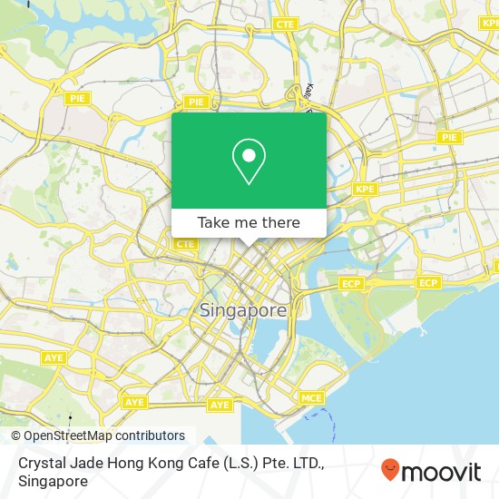 Crystal Jade Hong Kong Cafe (L.S.) Pte. LTD.地图