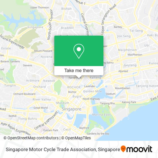 Singapore Motor Cycle Trade Association map