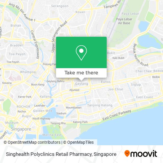 Singhealth Polyclinics Retail Pharmacy map