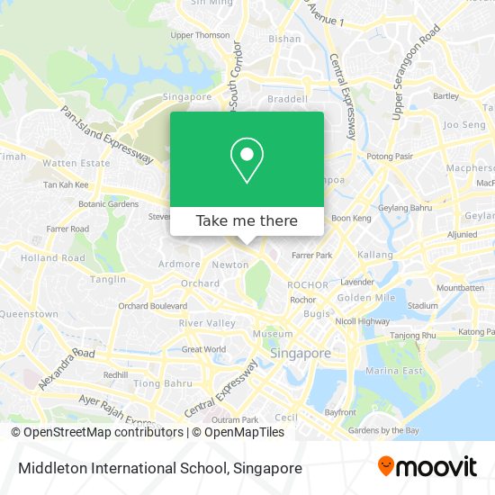 Middleton International School map