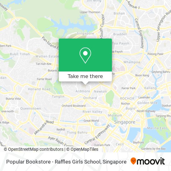 Popular Bookstore - Raffles Girls School地图