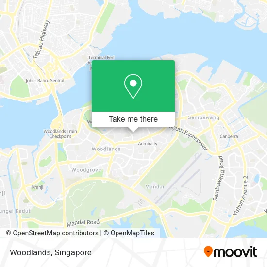 Woodlands地图