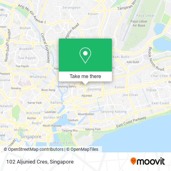 102 Aljunied Cres地图