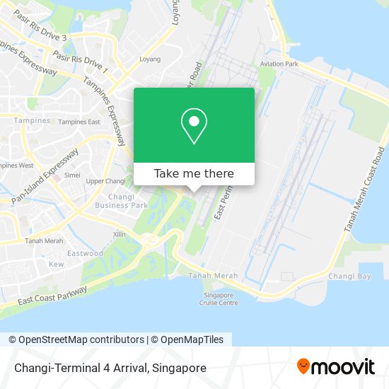 Changi-Terminal 4 Arrival地图