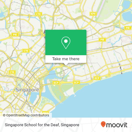 Singapore School for the Deaf map