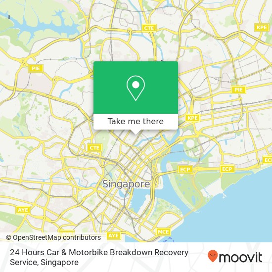 24 Hours Car & Motorbike Breakdown Recovery Service地图