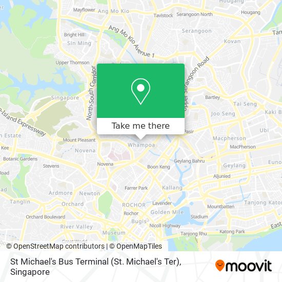 St Michael's Bus Terminal (St. Michael's Ter) map