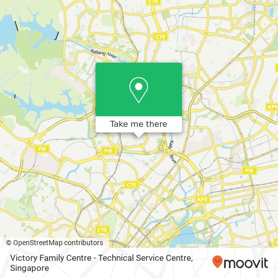Victory Family Centre - Technical Service Centre map