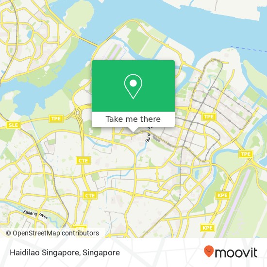 Haidilao Singapore地图