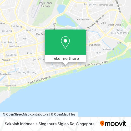 Sekolah Indonesia Singapura Siglap Rd地图