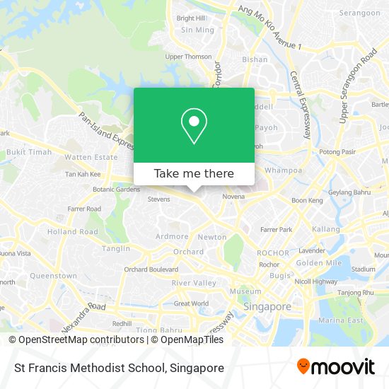St Francis Methodist School map