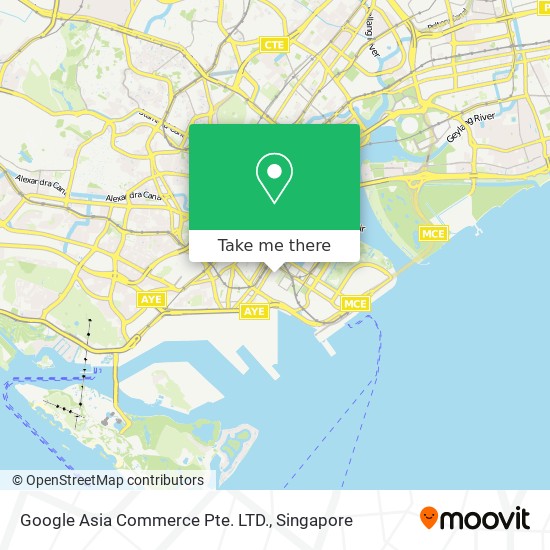 Google Asia Commerce Pte. LTD. map