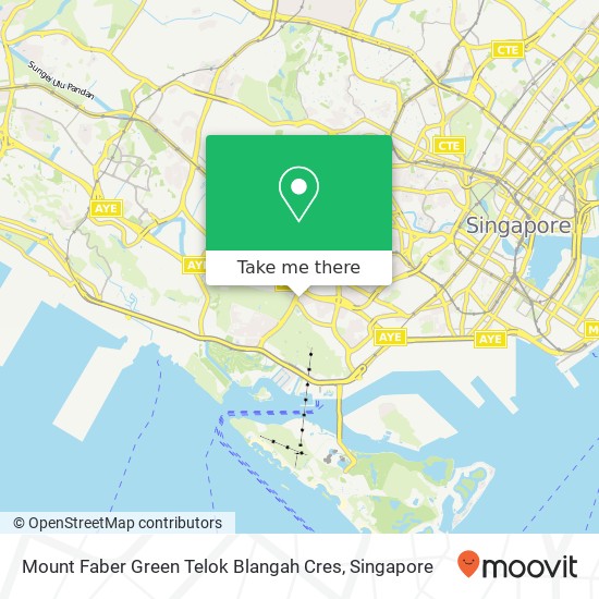 Mount Faber Green Telok Blangah Cres地图