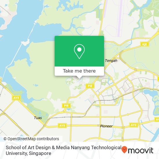 School of Art Design & Media Nanyang Technological University map