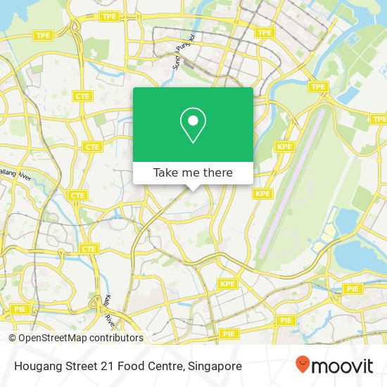 Hougang Street 21 Food Centre map