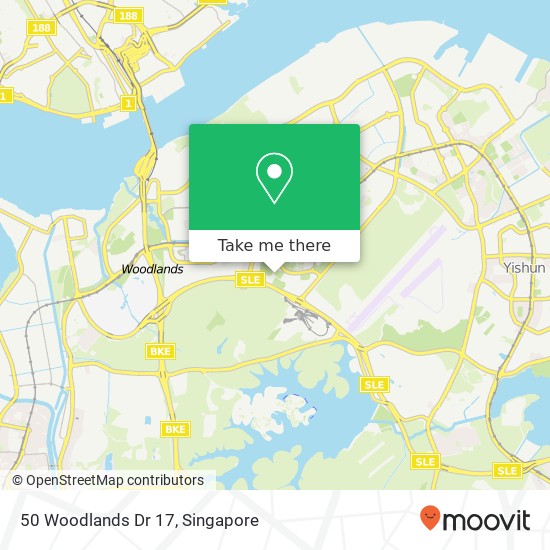 50 Woodlands Dr 17 map