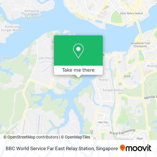 BBC World Service Far East Relay Station map