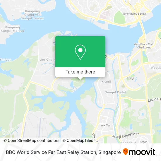 BBC World Service Far East Relay Station map