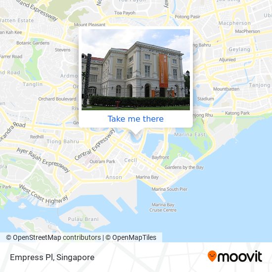 Empress Pl map
