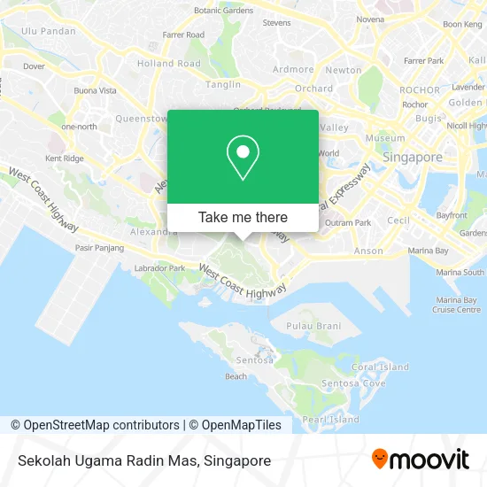Sekolah Ugama Radin Mas地图