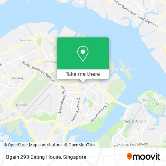 Bgain 293 Eating House map