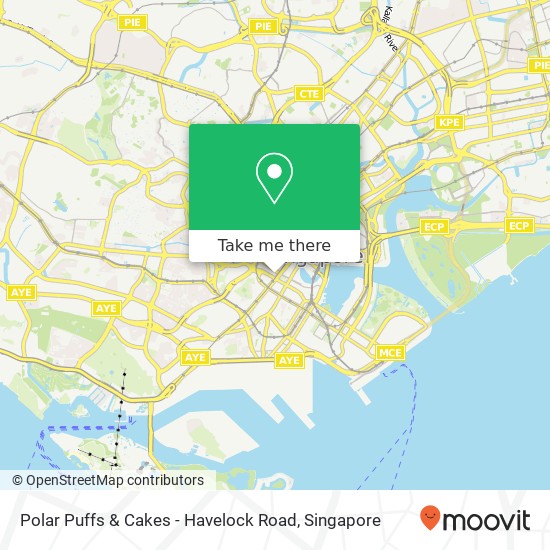 Polar Puffs & Cakes - Havelock Road map