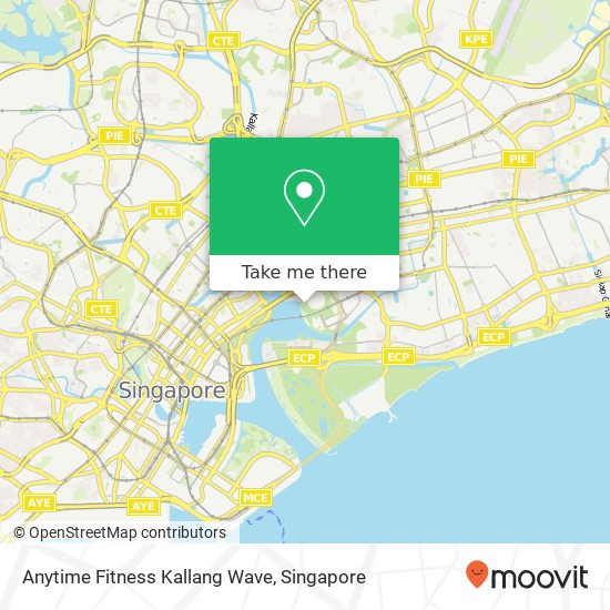 Anytime Fitness Kallang Wave map