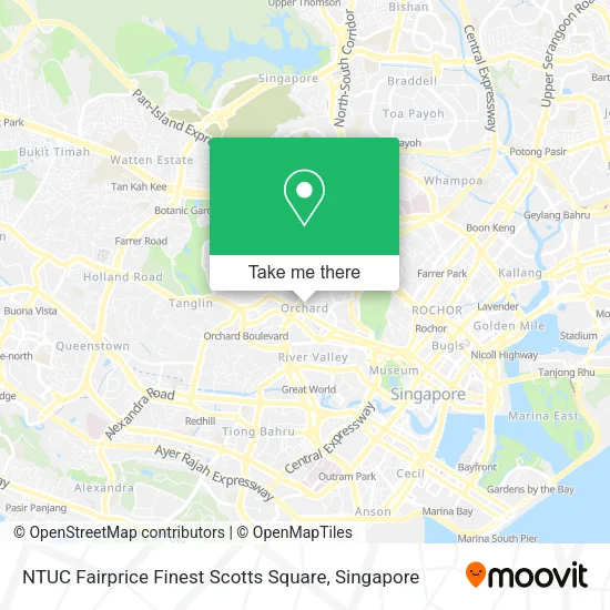 NTUC Fairprice Finest Scotts Square地图
