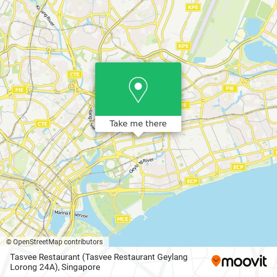 Tasvee Restaurant (Tasvee Restaurant Geylang Lorong 24A)地图