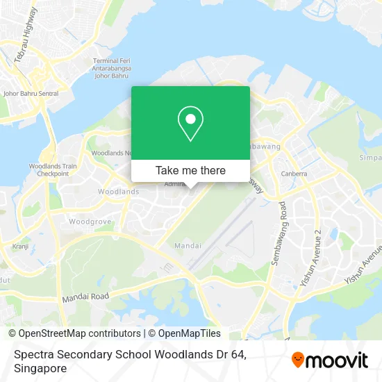 Spectra Secondary School Woodlands Dr 64 map