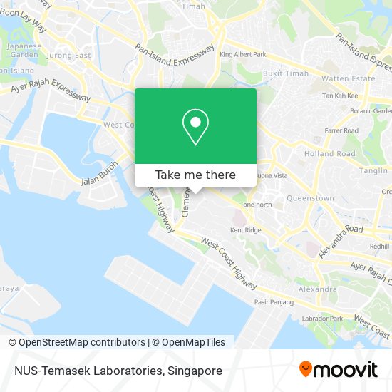 NUS-Temasek Laboratories map