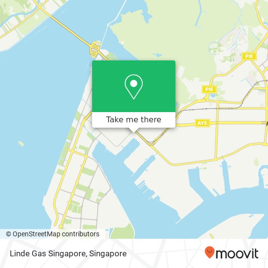 Linde Gas Singapore map