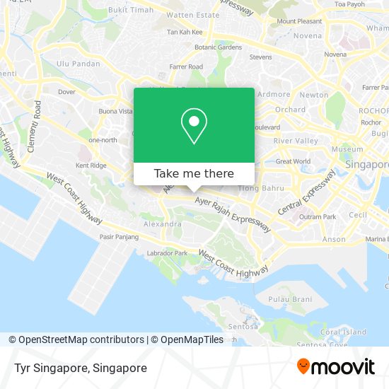 Tyr Singapore map