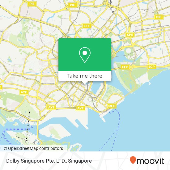 Dolby Singapore Pte. LTD. map