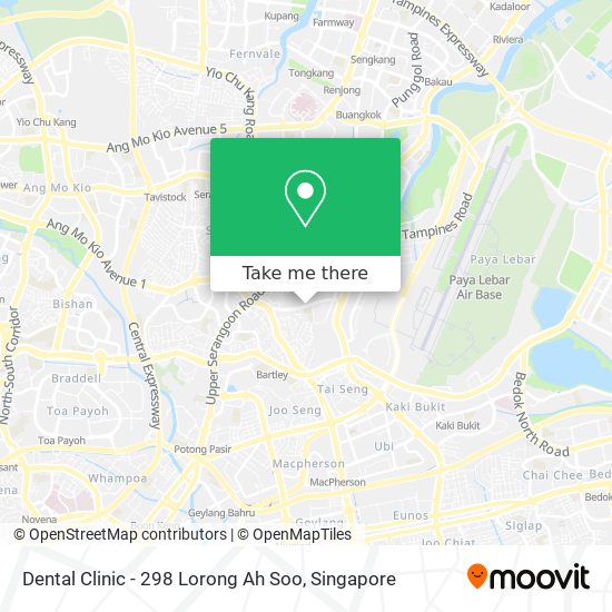 Dental Clinic - 298 Lorong Ah Soo map