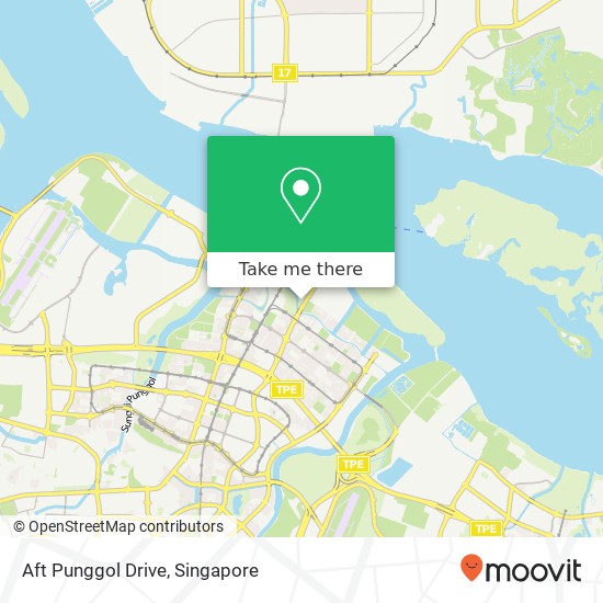 Aft Punggol Drive map