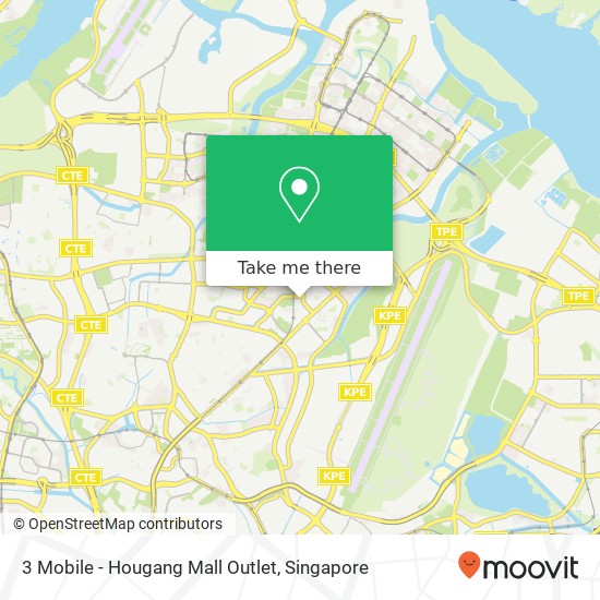 3 Mobile - Hougang Mall Outlet map