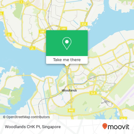 Woodlands CHK Pt地图