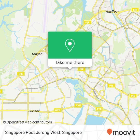 Singapore Post Jurong West地图