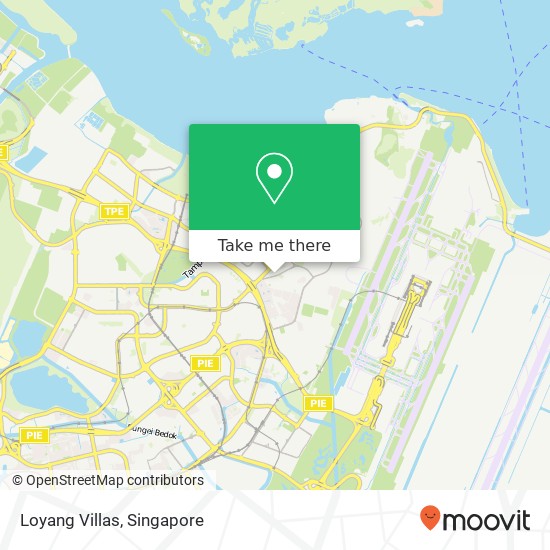 Loyang Villas map