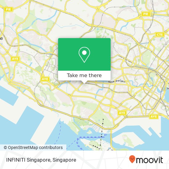 INFINITI Singapore map
